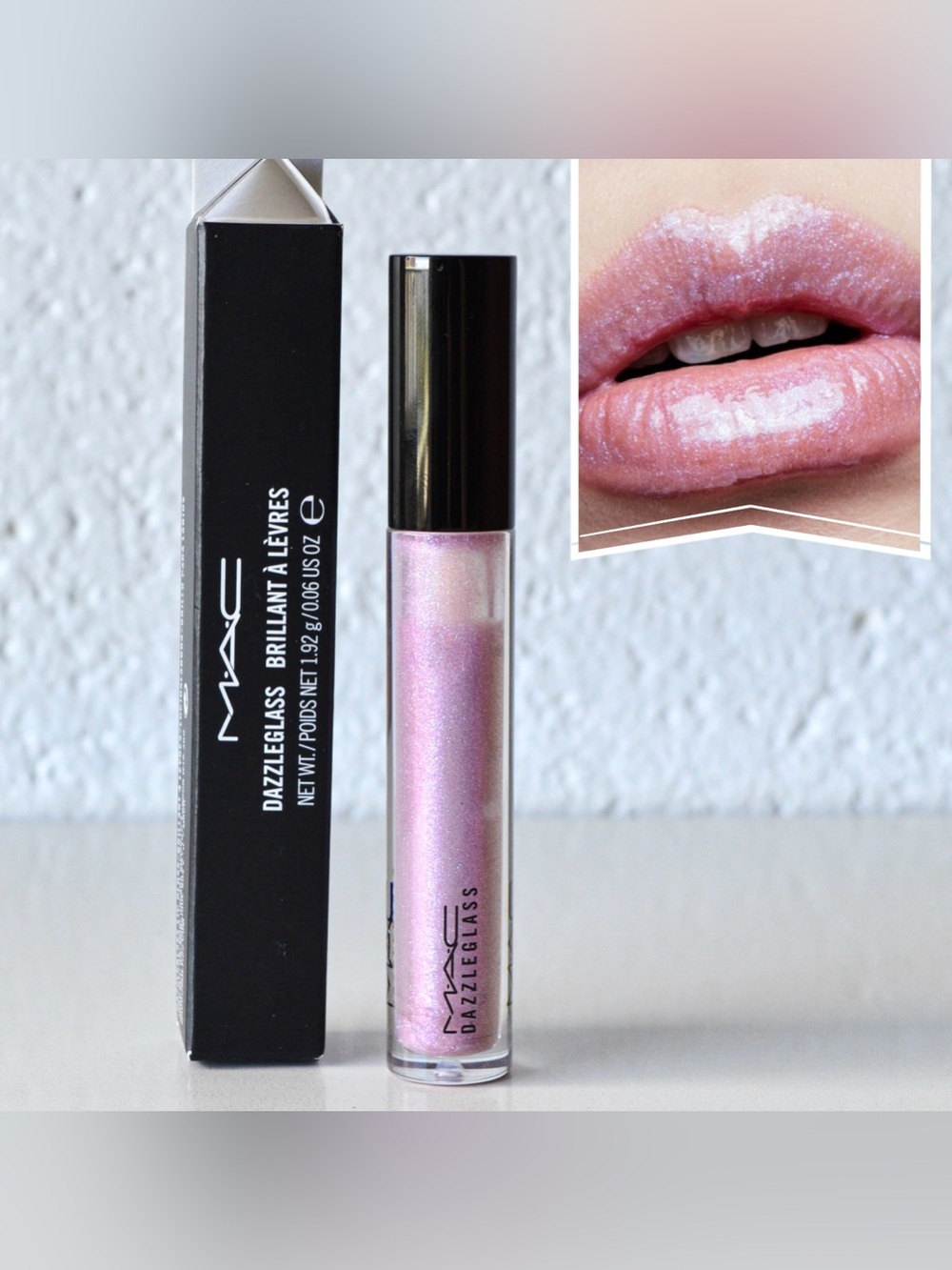 MAC Cosmetics Dazzleglass Lipgloss *VIA VENETO* Beautiful Lavender VHTF Limited